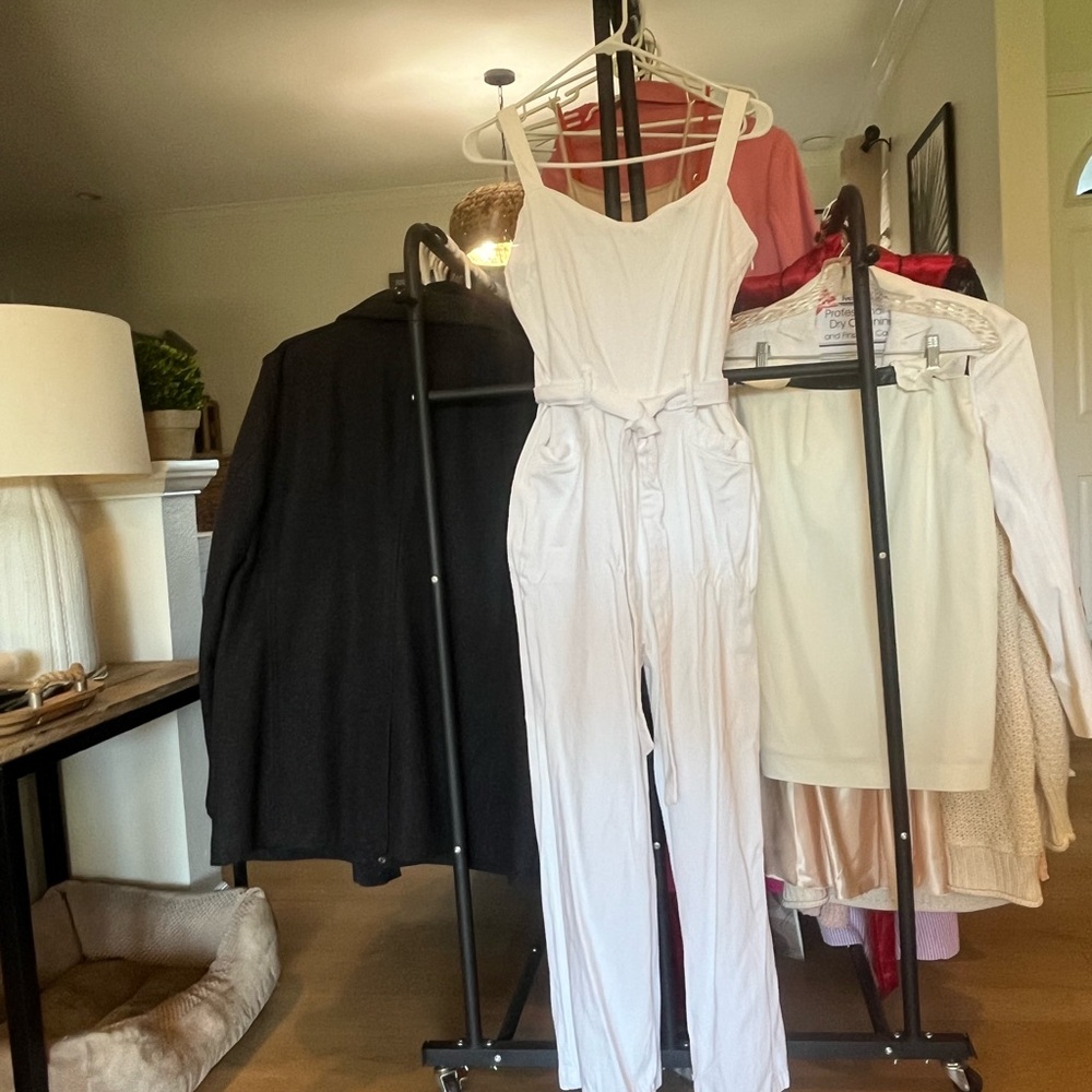 PAIGE White denim Jumpsuit